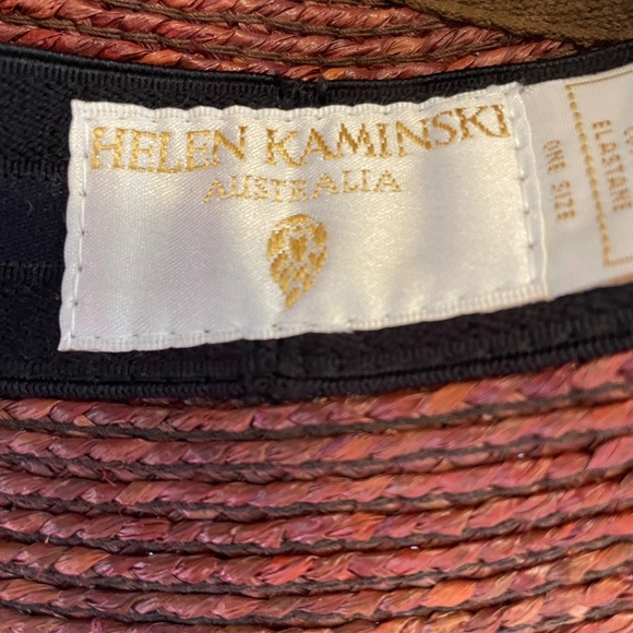 Helen Kaminski Raffia Packable Visor Sun Hat One Size Coastal Quiet Luxury Tie main image 2